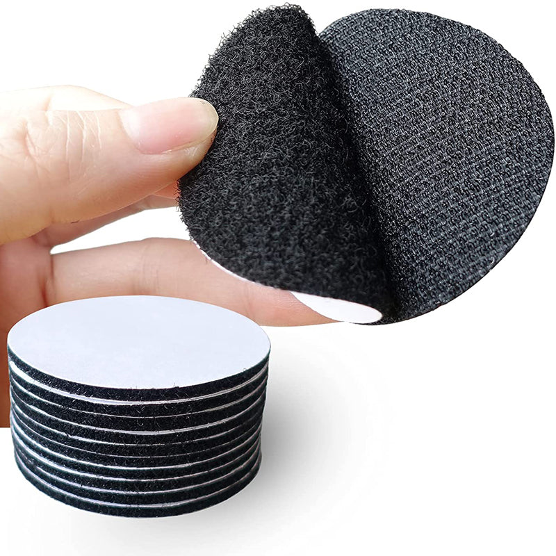 Dobbelt-sidig Hook Loop Dots Ikke-glidende Festing Klistremerke (5 Pairs / Set) | Skanto