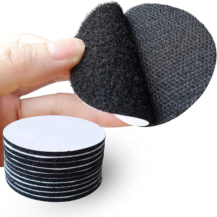 Dobbelt-sidig Hook Loop Dots Ikke-glidende Festing Klistremerke (5 Pairs / Set) | Skanto