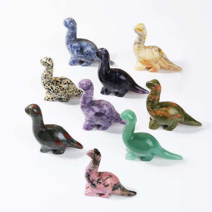 Skanto | Frendorf 2.5 Tommers Krystall Dinosaur Hjemmedekorasjon Edelsteinsdekor