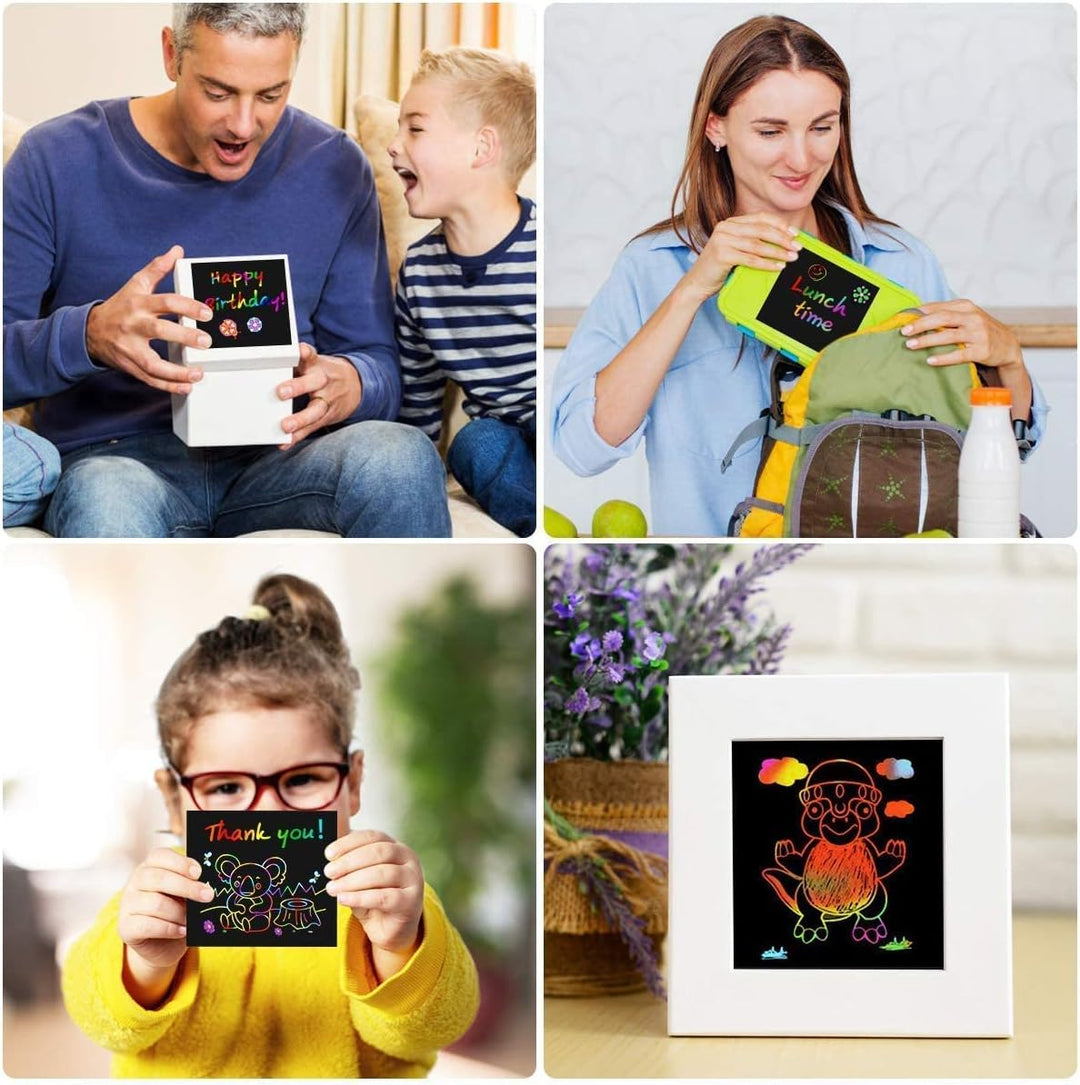 Skanto | Rainbow Scratch Mini Kunstnotater
