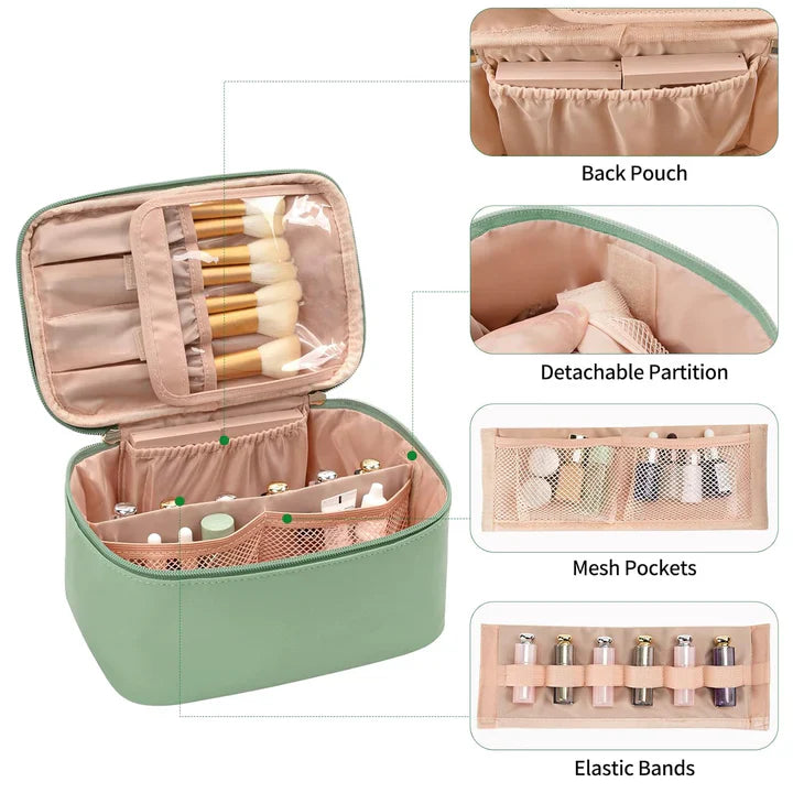 Skanto | Praktisk make-up organisador for reise | Med rom og skillevegger