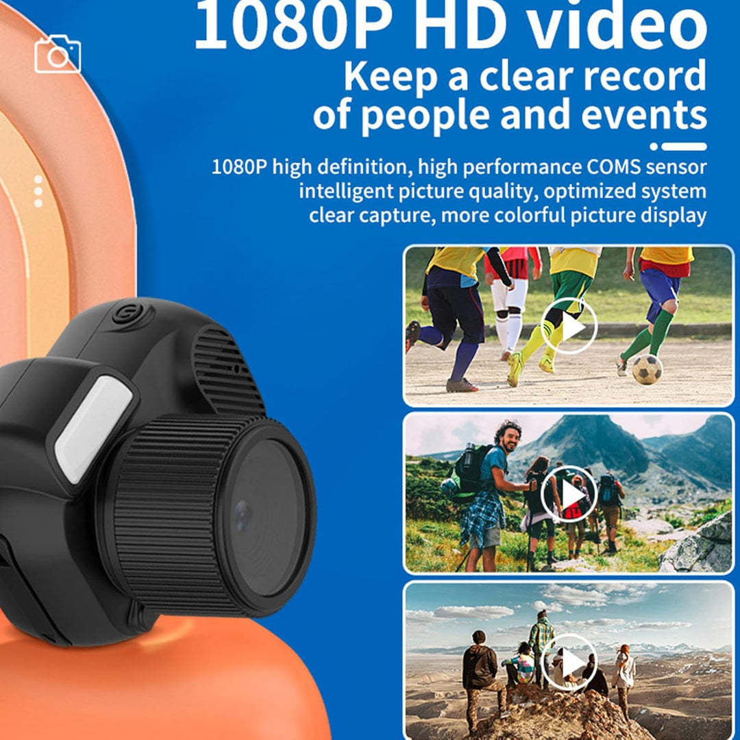 Skanto | Mini Digital Camera 1080P Fargeskjerm og 100-minutters batteri – Lurevo (1+1 GRATIS)