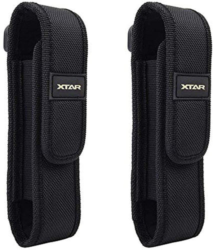 Skanto | Xtar 2-Pack Lommelykt Batteri Pouch Holster For 6.5"-8" Lommelykter Kompatibel Med Fenix & Sure
