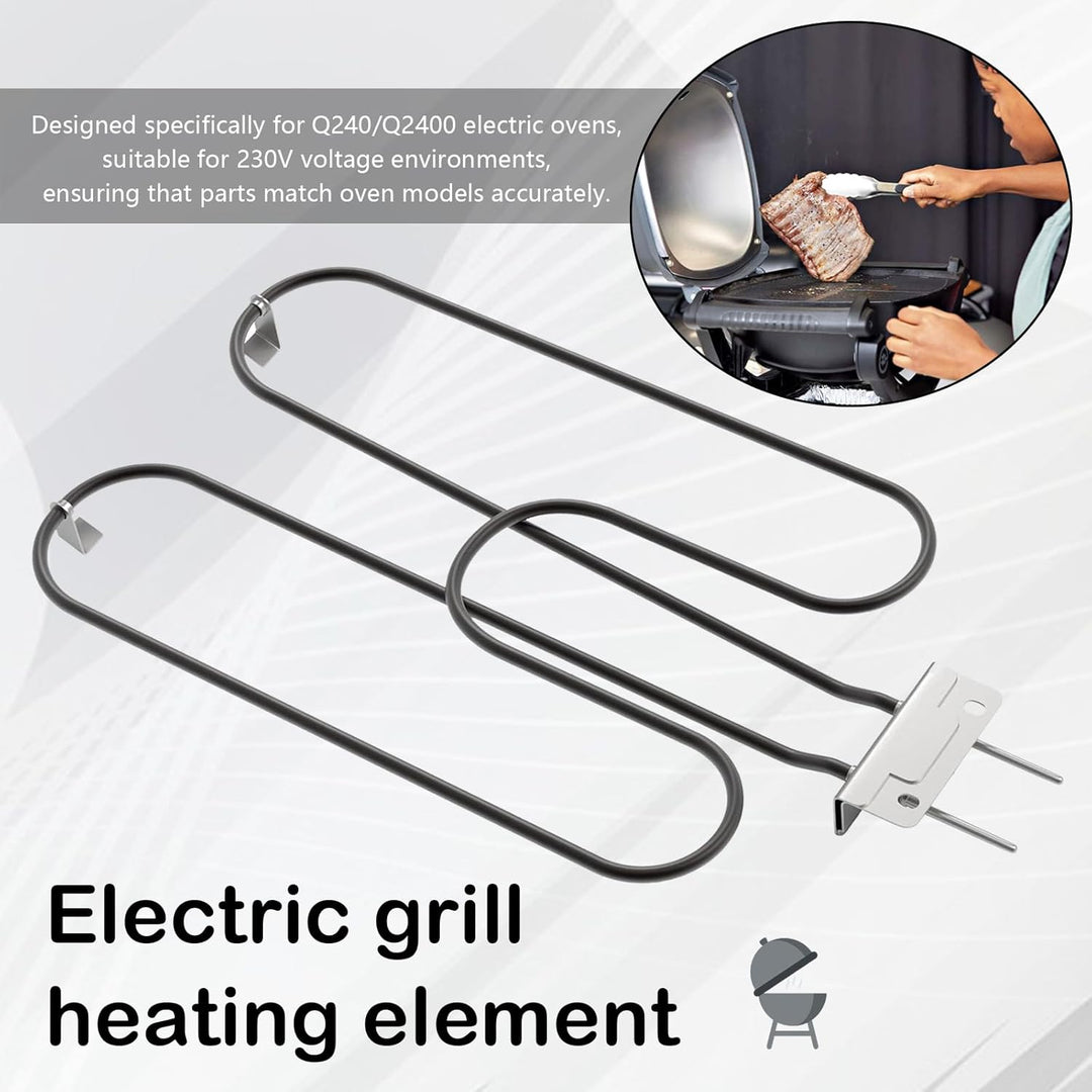 Frendorf | Høy-effekt rustfritt stål grill varmeelement 2200W for utendørs elektrisk BBQ – Zeythra