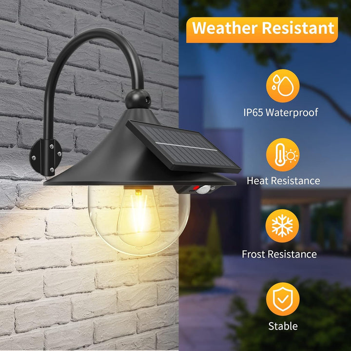 Skanto | Solbevegelse Barn Vegglamper med 3 Moduser & Gåsnehalsdesign (2 Pakke) – Halden