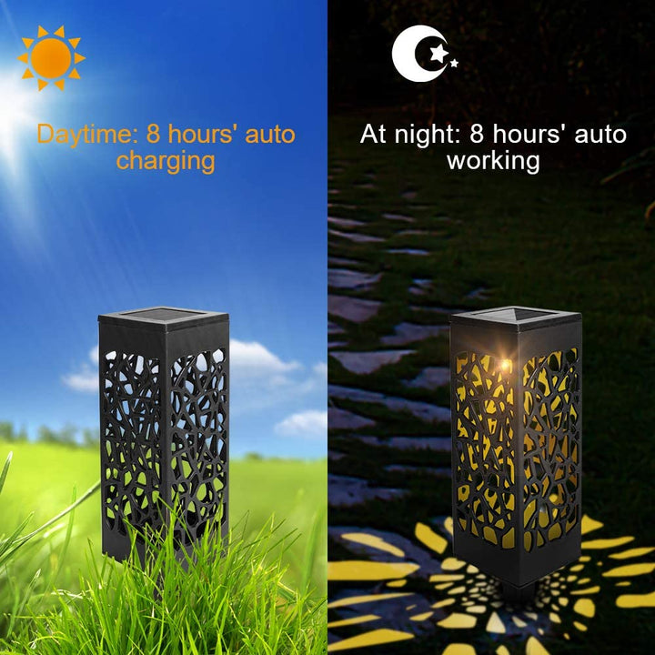 12X Solar Lights LED Sti Lys Hage Belysning | Skanto