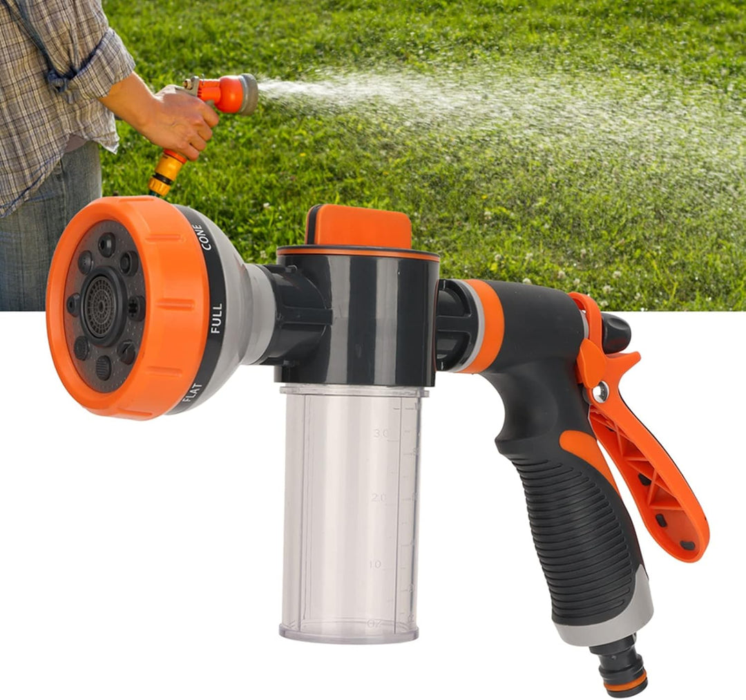 Frendorf | Hage Vanning Skum Sprayer 8 Moduser Høytrykk Hånddusj