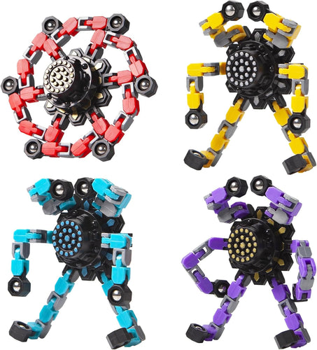 Skanto | Forvandlingsbare Fidget Spinnere 4 Pcs