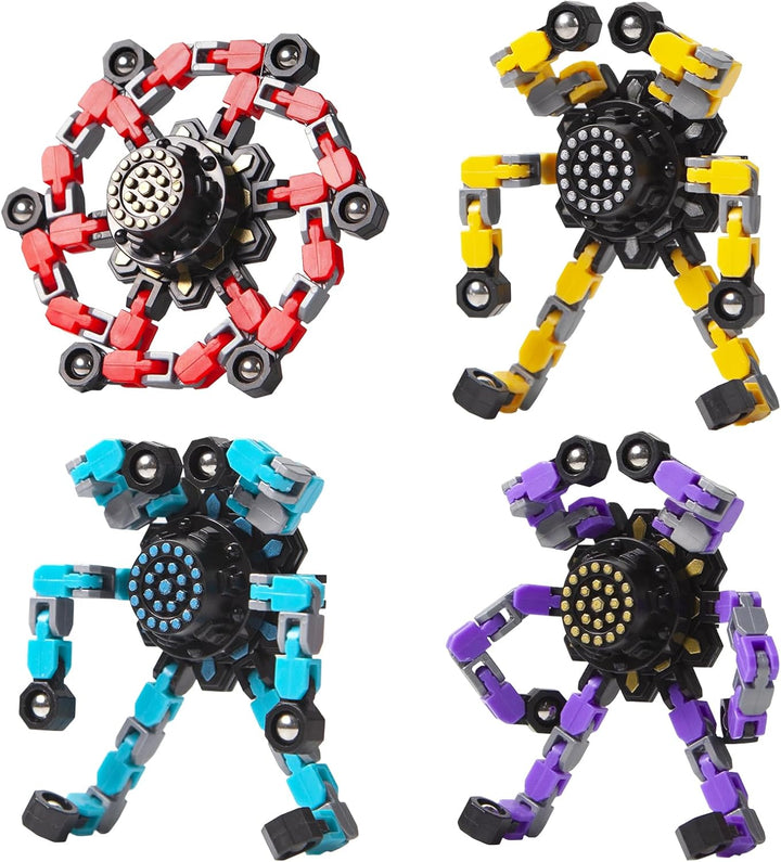 Skanto | Transformerbar Fidget Spinner 4 stk