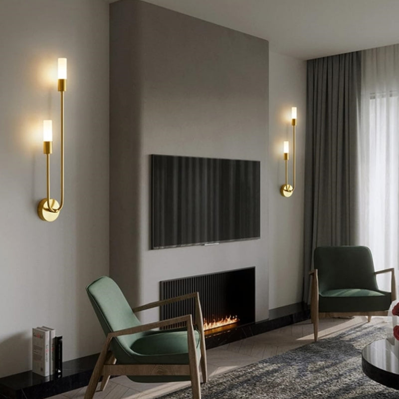Skanto | Vegglampe Gull LED Moderne Sengelampe