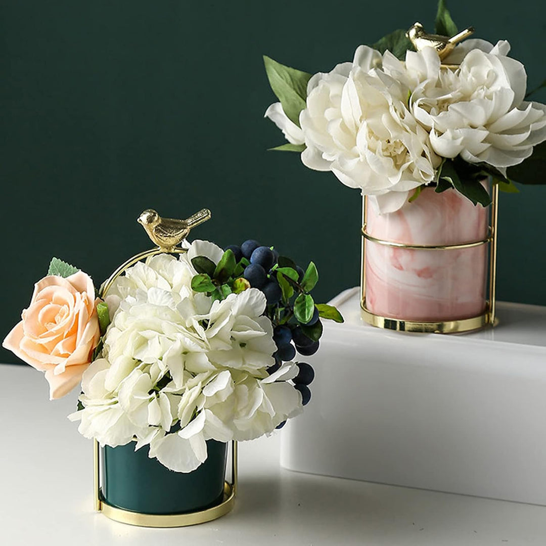 Skanto | Blomsterplantetopper med fugledesign for stilfull dekorasjon