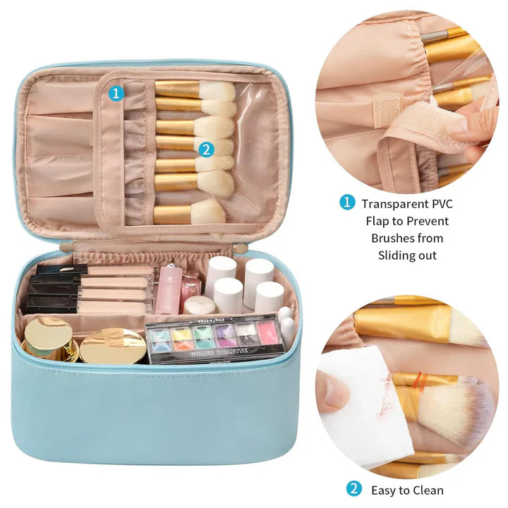 Skanto | Praktisk make-up organisador for reise | Med rom og skillevegger