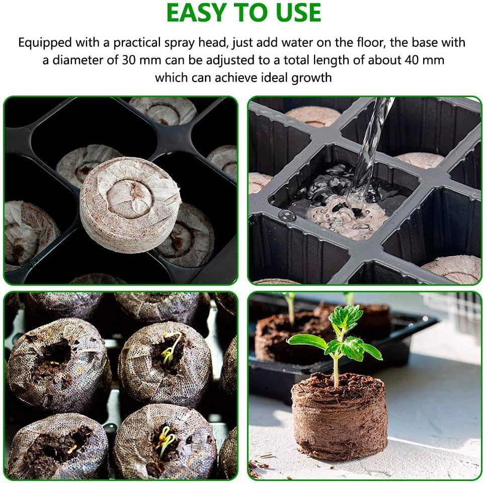 Skanto | Kokosfiber Torv Frøplante Pellets – Startpakke for Frøplante