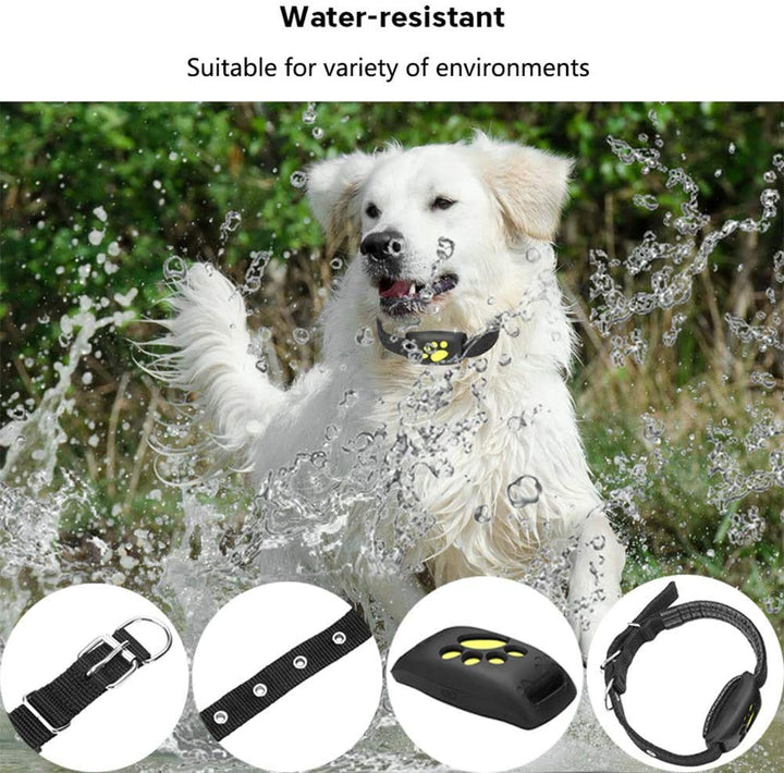 Intelligente GPS-Haustierhalsband med Echtzeit-Tracking, Geofencing-Warnungen og Schlafmodus for Katzen og Hunde
