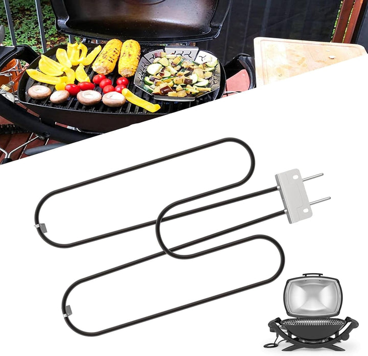 Frendorf | Høy-effekt rustfritt stål grill varmeelement 2200W for utendørs elektrisk BBQ – Zeythra