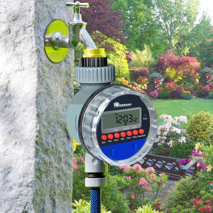 Skanto | Digital vanning klokke med LCD skjerm – Automatisk hagevanning for planter