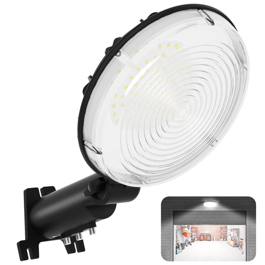 Norvo | Lightbiz Led Barn Lys - 6500K Dusk Til Dawn, Ip66 Vanntett, Justerbar Fotocelle, Svart