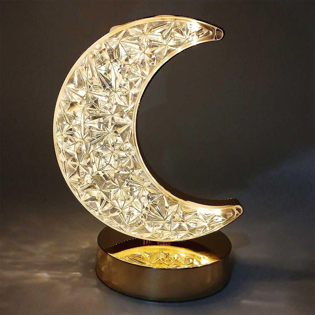 Halvmåne Krystall Lampe | Skanto