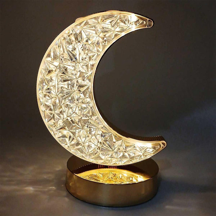 Halvmåne Krystall Lampe | Skanto