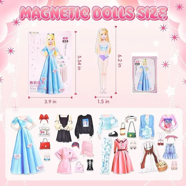 Norvo | Magnetix PrincessPlay | Gi fantasien din liv – Magnetisk prinsesse utkledning spill