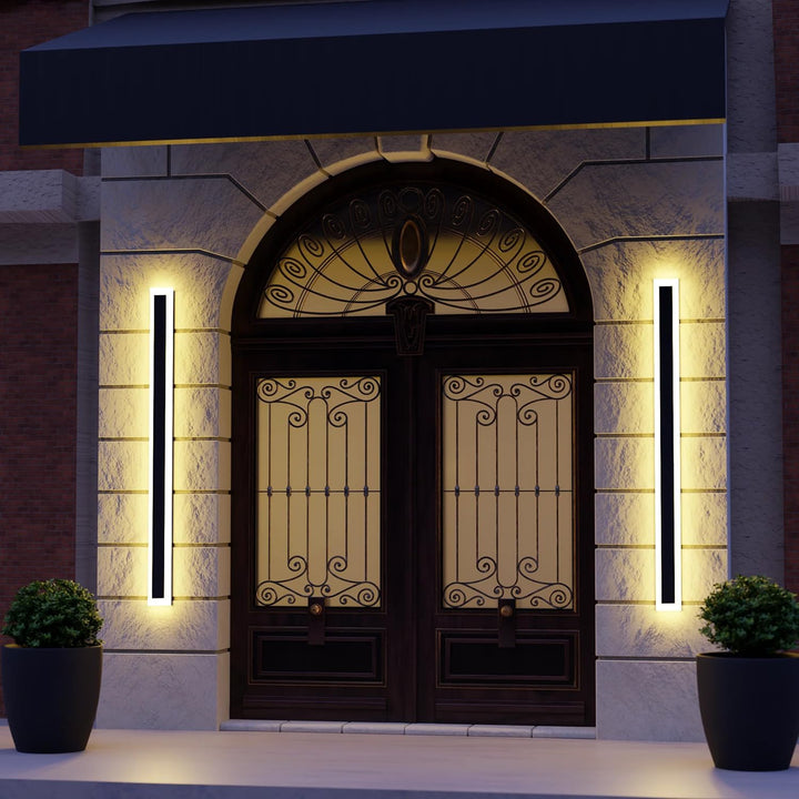 Skanto | Utendørs LED vegglampe Moderne dimbar stripe