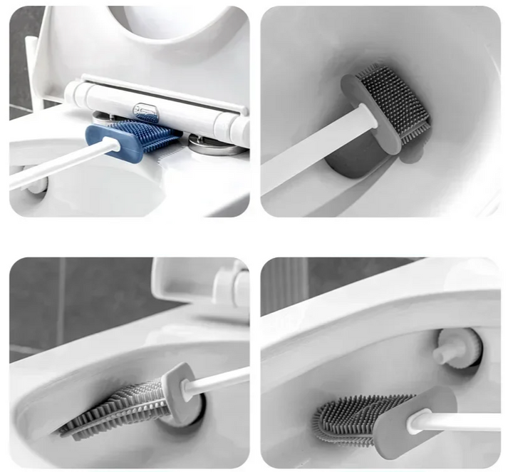 FlexiClean Silikon Toalettbørste Sett Skanto