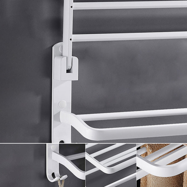 Skanto | Hvite Baderoms Tilbehør Hardware Sett Moderne Baderoms Tilbehør Sett, Håndklehenger