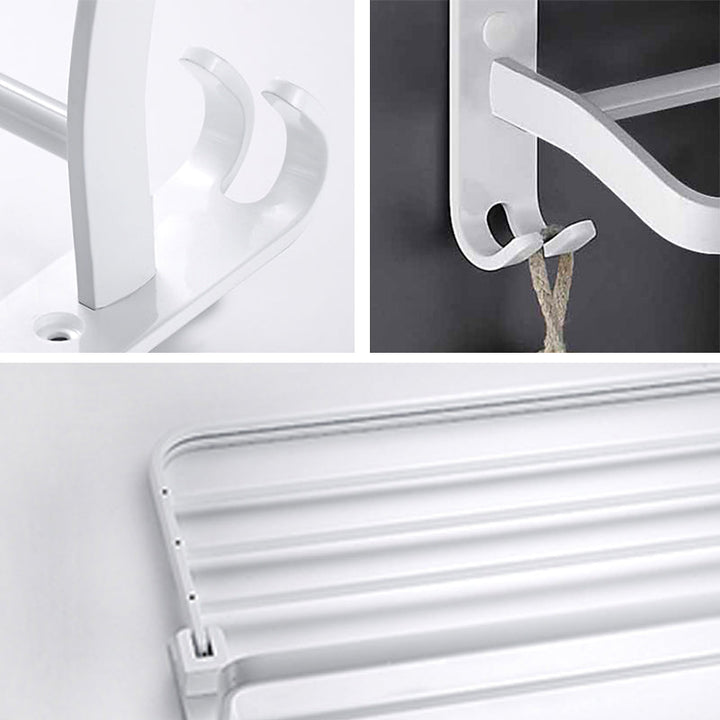 Skanto | Hvite Baderoms Tilbehør Hardware Sett Moderne Baderoms Tilbehør Sett, Håndklehenger