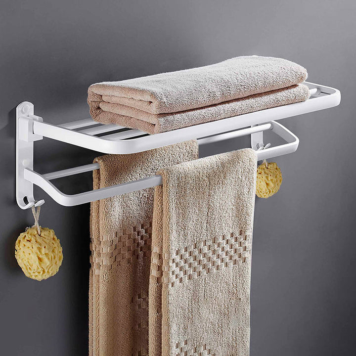 Skanto | Hvite Baderoms Tilbehør Hardware Sett Moderne Baderoms Tilbehør Sett, Håndklehenger