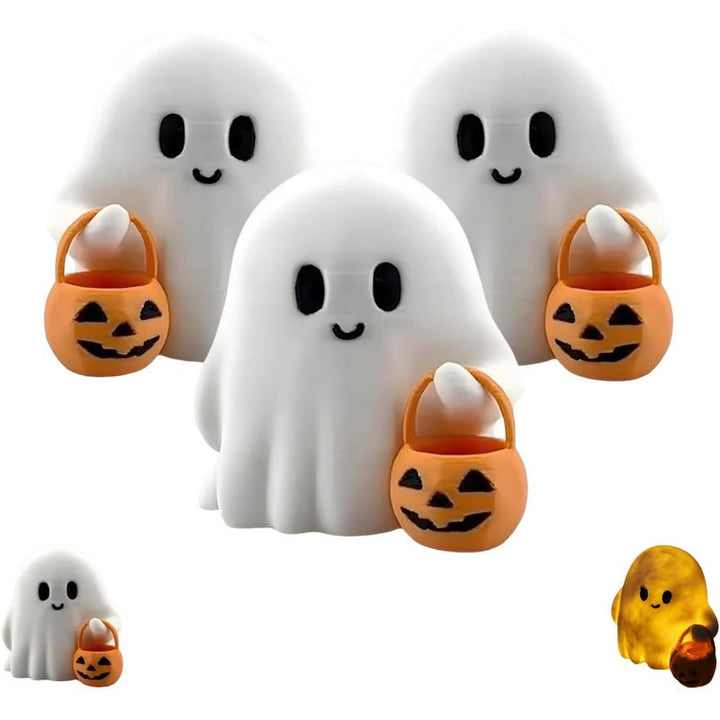 Skanto | Mini Halloween Gresskar Lys – Squishy LED Gresskarvenn
