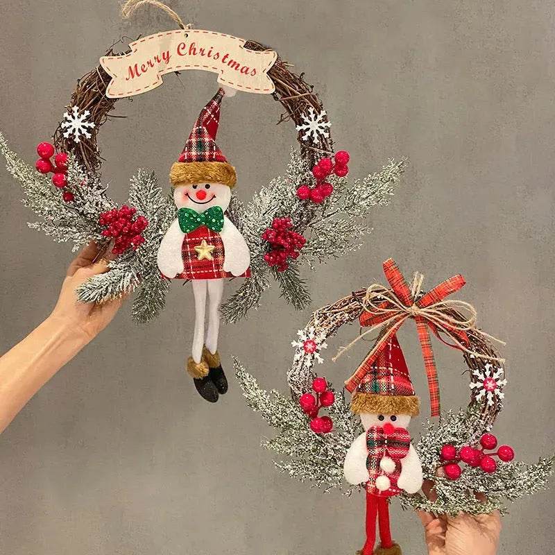 Skanto | Gamle Mann Snømann Elg Vinstokk Ring Jul