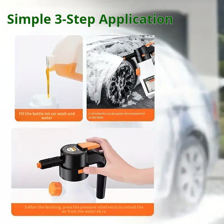 Elektrisk Skum Sprayer Flaske 2L | Skanto