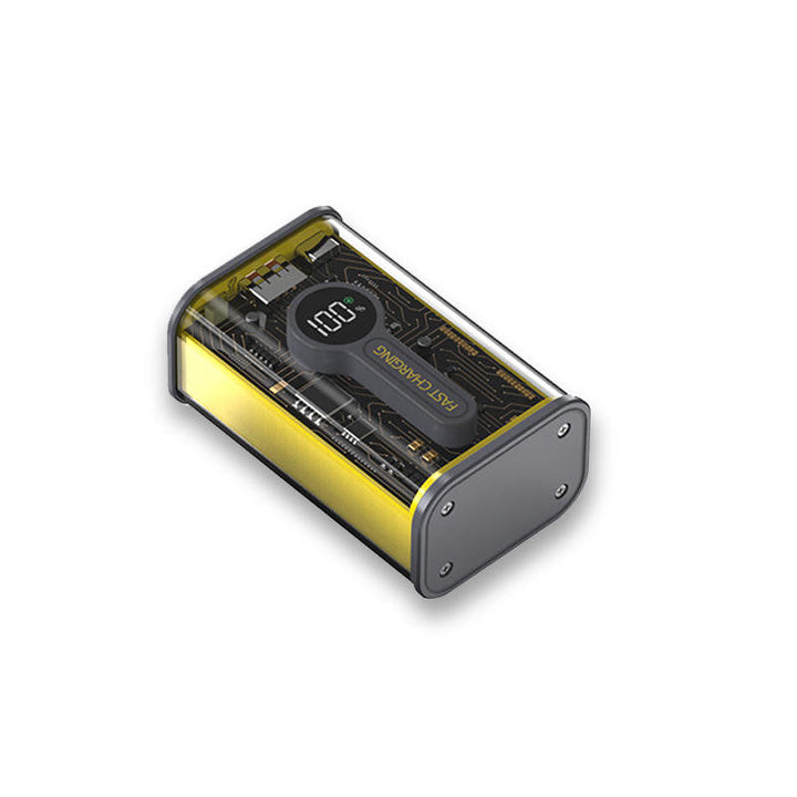 Skanto | Transparent Mecha Vind Super Kapasitet Power Bank (10000mah)