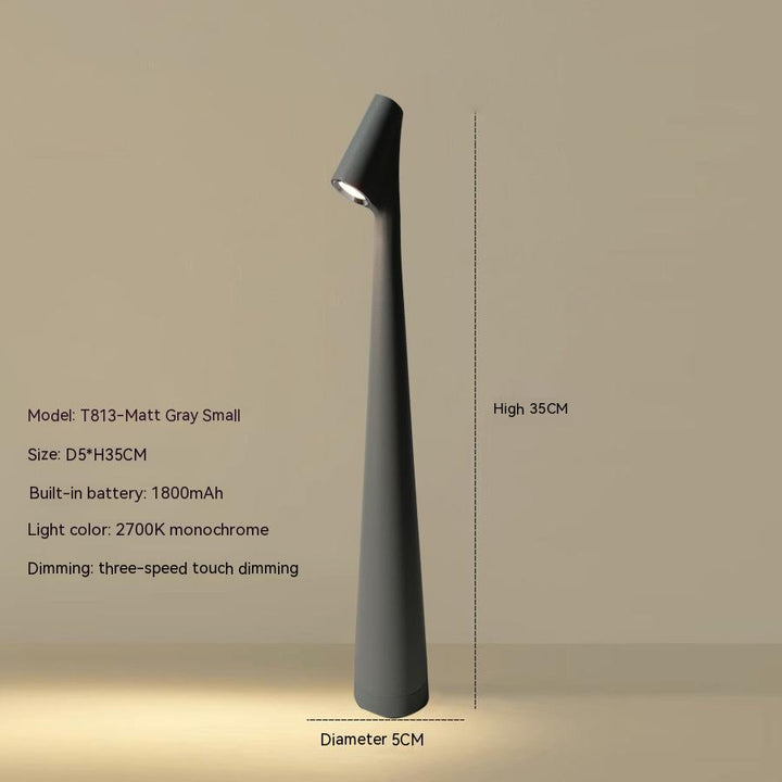 Skanto | Bordlampe Moderne Rød Metall LED Lys