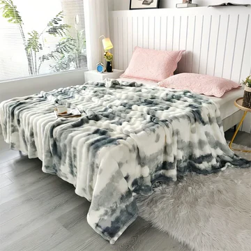 Skanto | Tie-Dye Ultra Soft Faux Rabbit Fur Krabbe Teppet