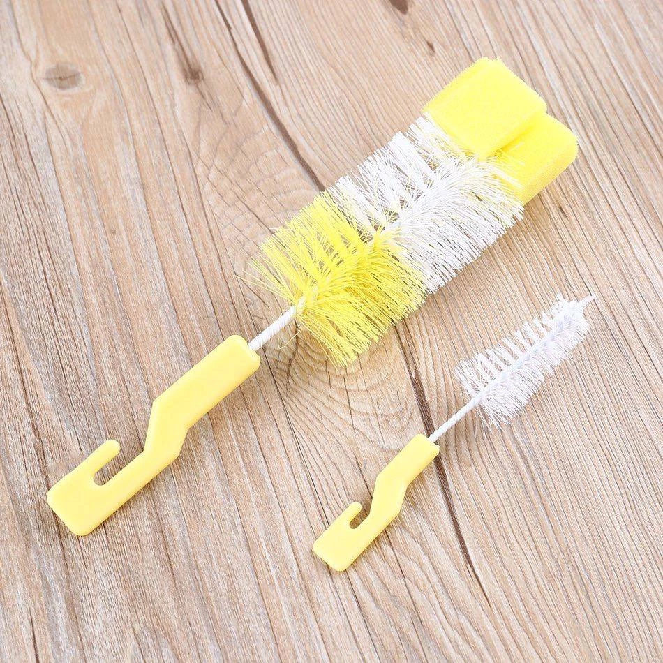 Norvo | Flaske Rengjøringssett for Babyer – Rengjøringsbørste for Flasker og Smokker