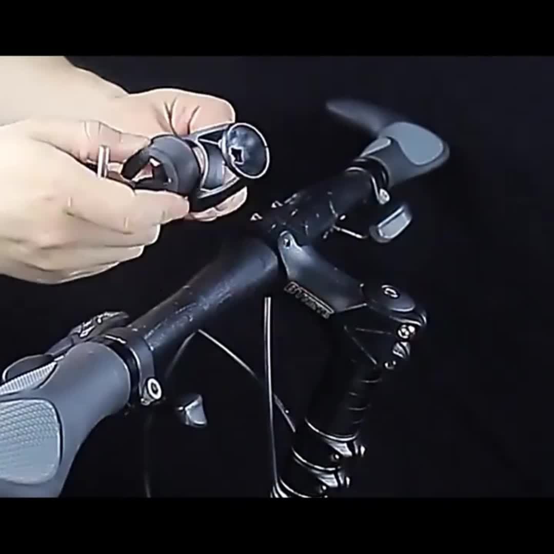 Wasserdichte Handyhalterung für Fahrrad og Motorrad – 360° drehbar og geeignet für 4,5–6,4 Zoll