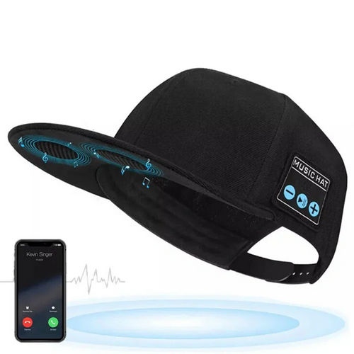 Skanto | Bluetooth Høyttaler Baseball Cap – Trådløs, Vanntett og Stilig