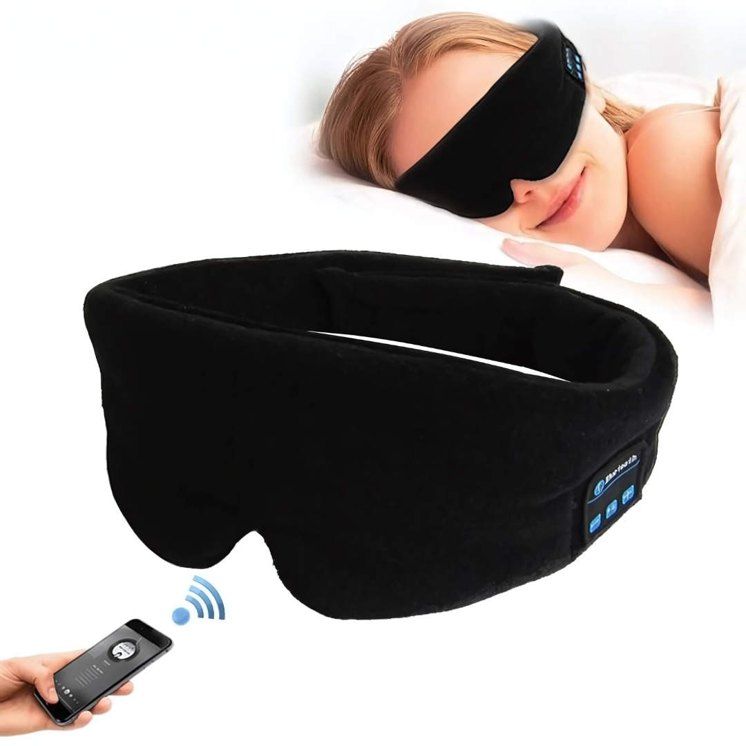 Skanto | Søvn Hodetelefoner Bluetooth Myk Øyemaske