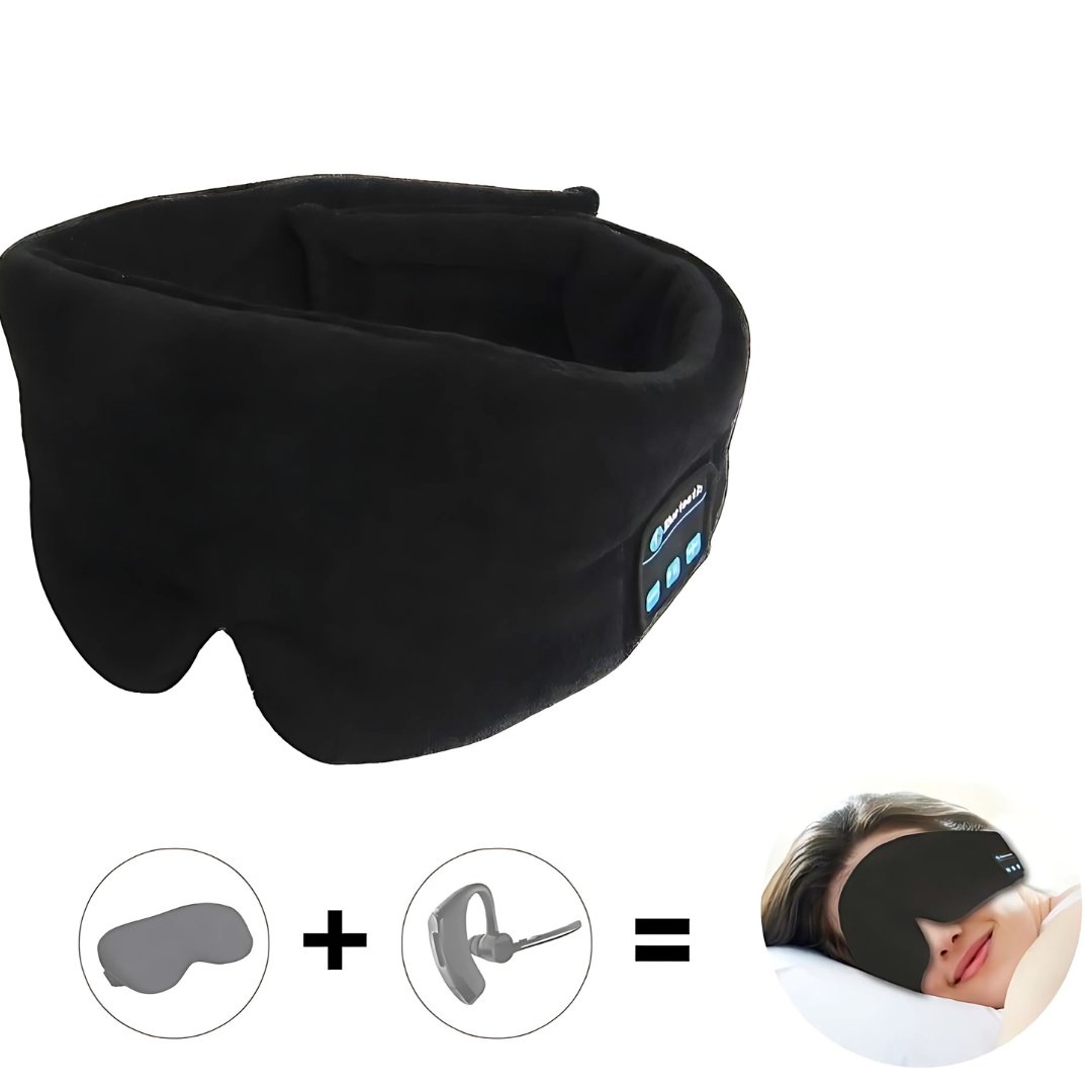 Skanto | Søvn Hodetelefoner Bluetooth Myk Øyemaske