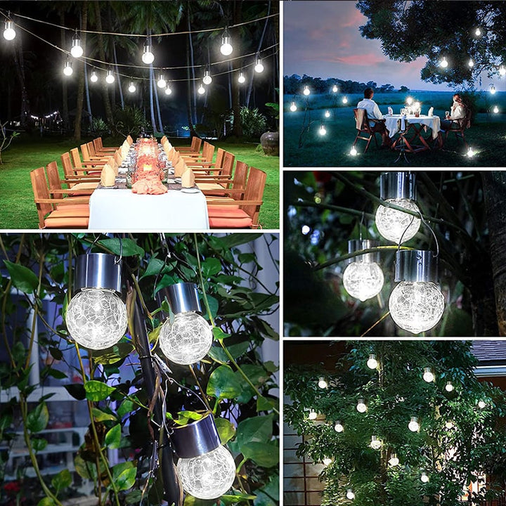 Skanto | Flerfarget Sprekk Glass Hengende Sollys