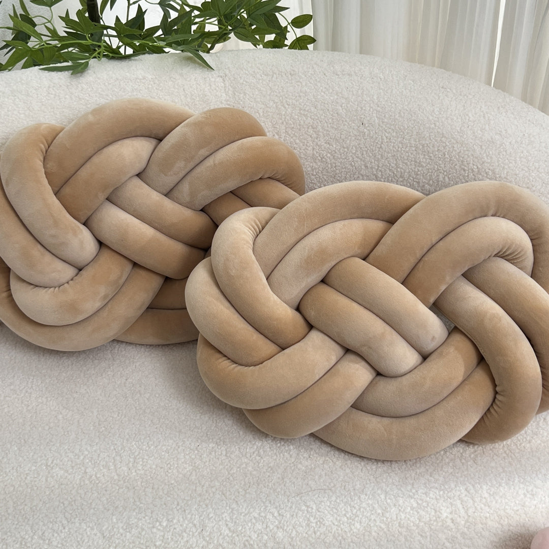 CozyPlush Set med 2 Plush Dekorative Puter – Myk Eleganse for Ditt Hjem Skanto