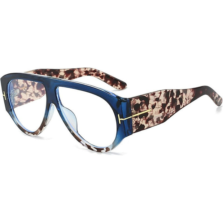 Oversized UV400 Aviator Solbriller Skanto
