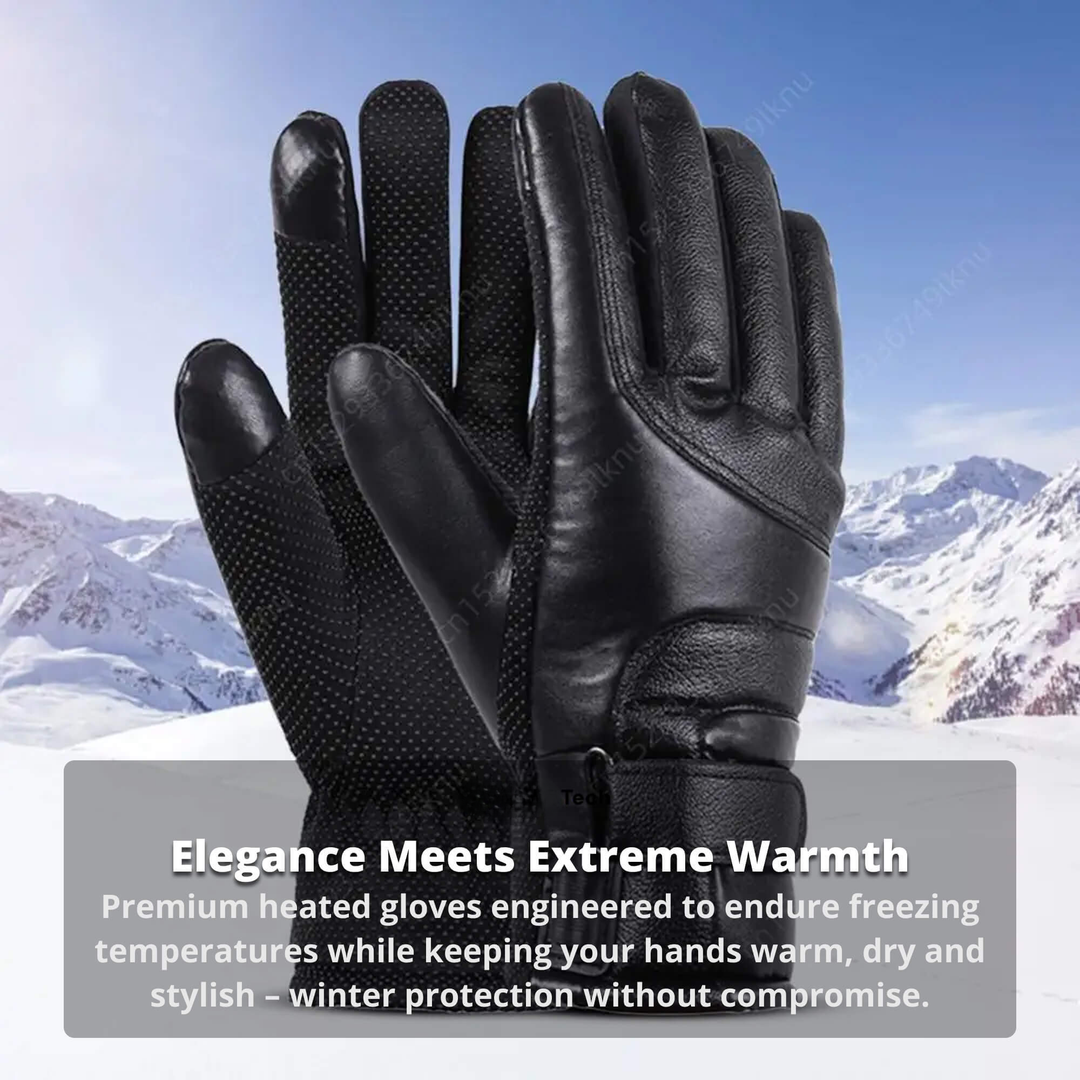 Heizbare Handschuhe für Damen UK – Damen Thermo wasserdichte Winterhandschuhe mit Touchscreen & USB wiederaufladbares warmes Design
