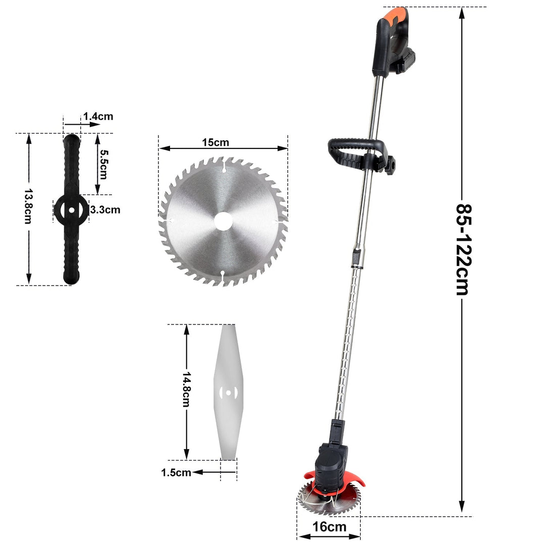 Batteri Gressklipper 21V 8000 RPM | Skanto