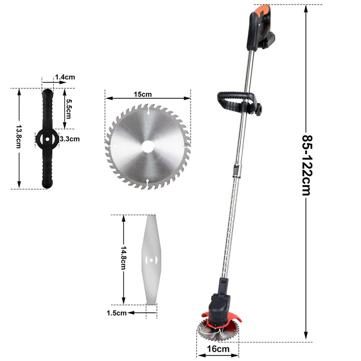 Batteri Gressklipper 21V 8000 RPM | Skanto
