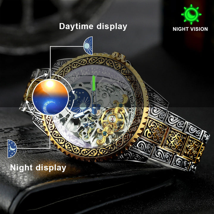 Skanto | Vintage Moon Automatisk Tourbillon Klokke