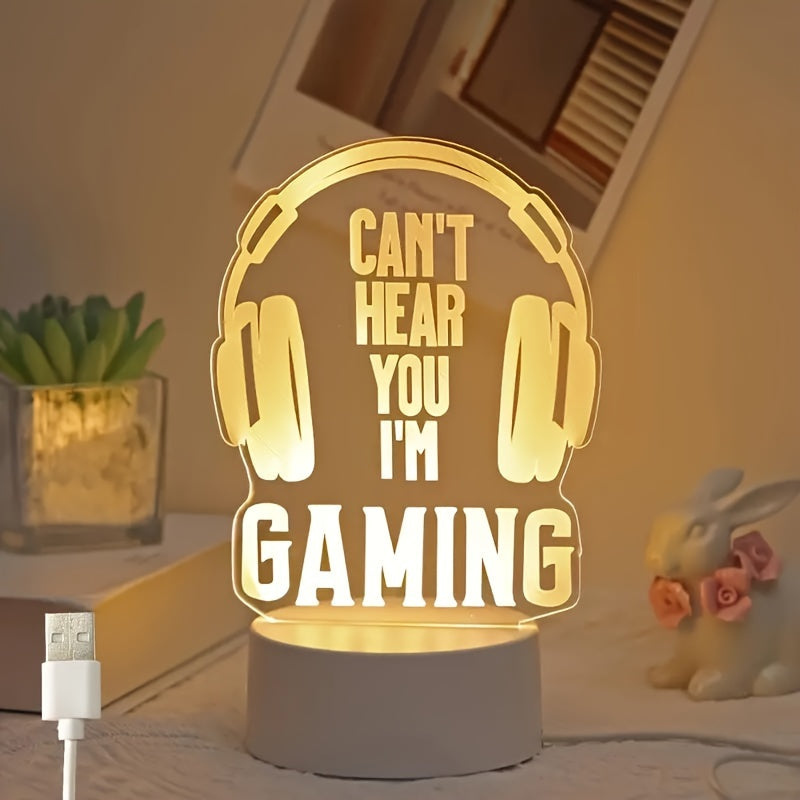 GameLamp - Kompakt LED Bordbelysning med USB Skanto