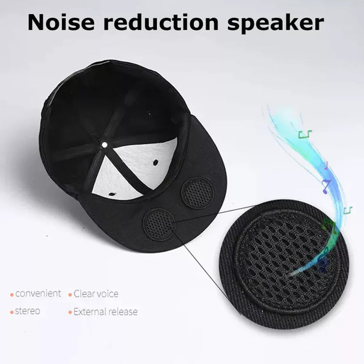 Skanto | Bluetooth Høyttaler Baseball Cap – Trådløs, Vanntett og Stilig