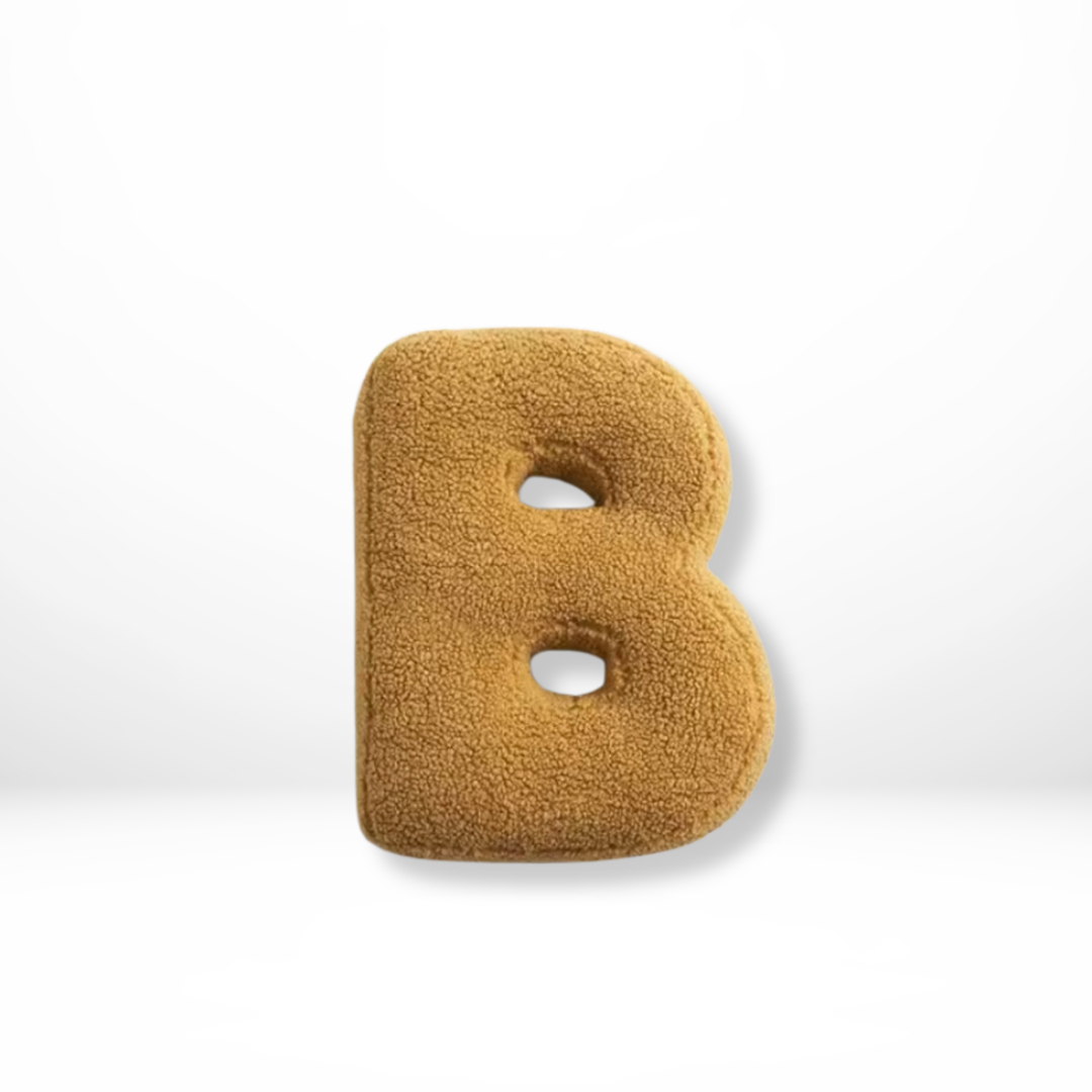 Norvo | Fløyels Alfabet Dekorativ Pute Med Bokstavene A Til Z